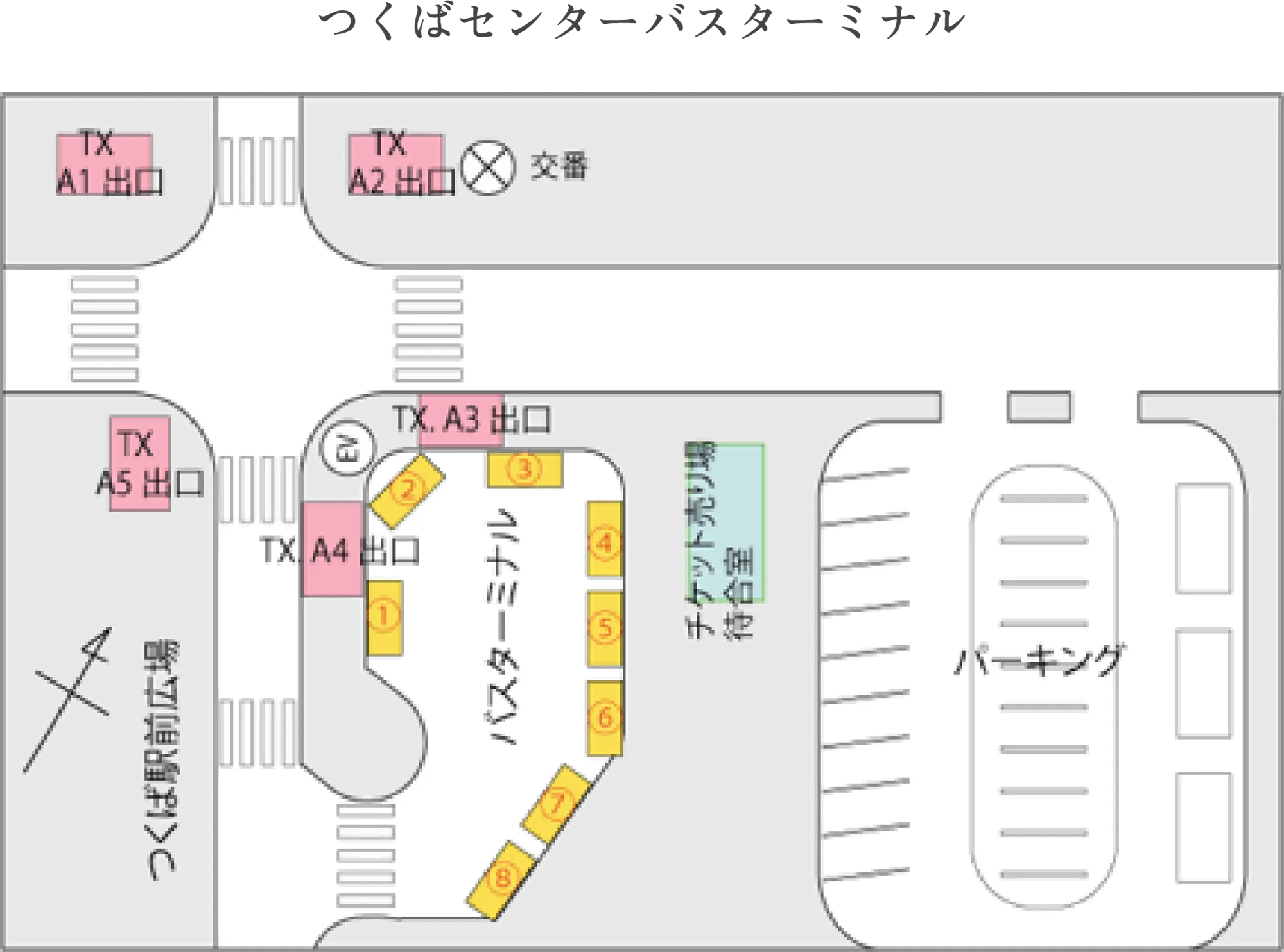 つくばセンターバスターミナル